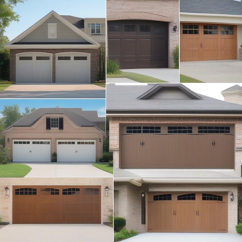 Các loại cửa garage phổ biến tại Houston