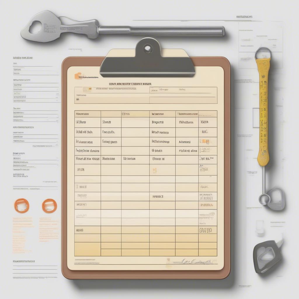 Importance of Car Maintenance Reminder Sheet